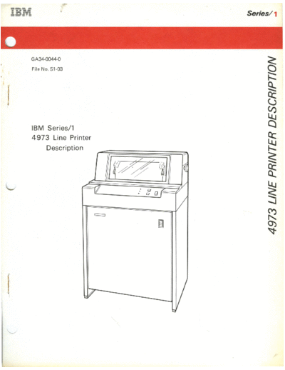 IBM GA34-0044-0 4973 Line Printer Description Mar77  IBM series1 GA34-0044-0_4973_Line_Printer_Description_Mar77.pdf