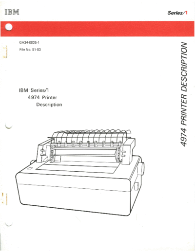 IBM GA34-0025-1 4974 Printer Description Mar77  IBM series1 GA34-0025-1_4974_Printer_Description_Mar77.pdf