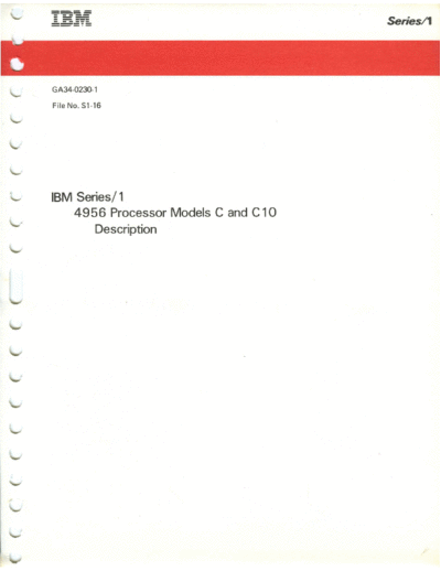 IBM GA34-0230-1 4956 Processor Models C and C10 Description Jan86  IBM series1 GA34-0230-1_4956_Processor_Models_C_and_C10_Description_Jan86.pdf