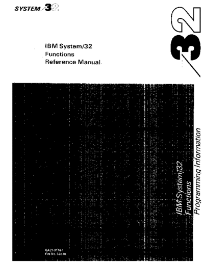 IBM GA21-9176-1 System32 FunctionsRef May75  IBM system32 GA21-9176-1_System32_FunctionsRef_May75.pdf