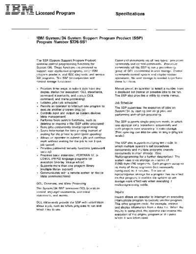 IBM GC21-7702-1_5726-SS1_System_34_System_Support_Program_Specifications_Jul78  IBM system34 GC21-7702-1_5726-SS1_System_34_System_Support_Program_Specifications_Jul78.pdf