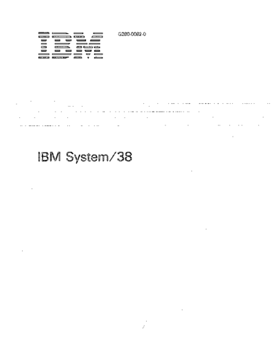 IBM G280-0082-0 System 38 Brochure  IBM system38 G280-0082-0_System_38_Brochure.pdf