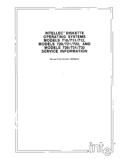 Intel 9800880-01 Diskette 71x 72x 73x Service 1979  Intel MDS2 9800880-01_Diskette_71x_72x_73x_Service_1979.pdf