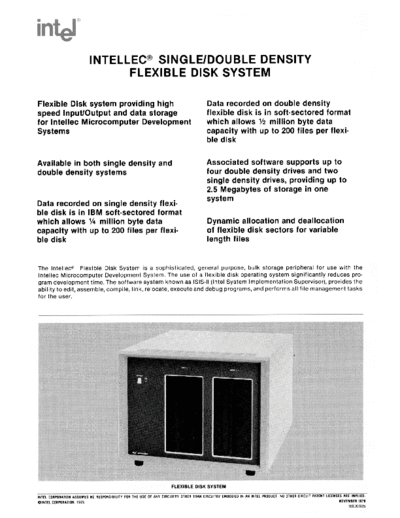 Intel 9800885 MDS Double Density Floppy Brochure Nov78  Intel MDS2 9800885_MDS_Double_Density_Floppy_Brochure_Nov78.pdf