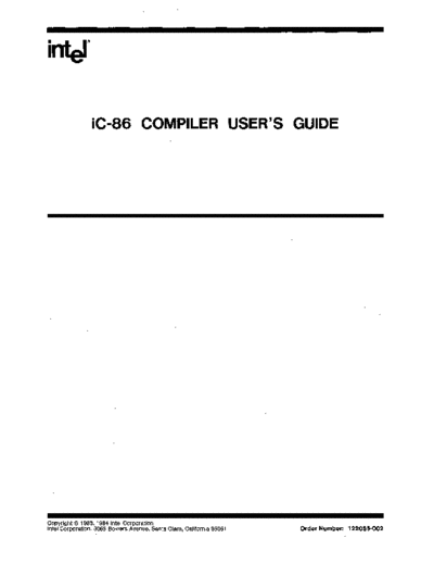 Intel 122085-002 iC-86 Compiler Users Guide Sep84  Intel MDS3 122085-002_iC-86_Compiler_Users_Guide_Sep84.pdf