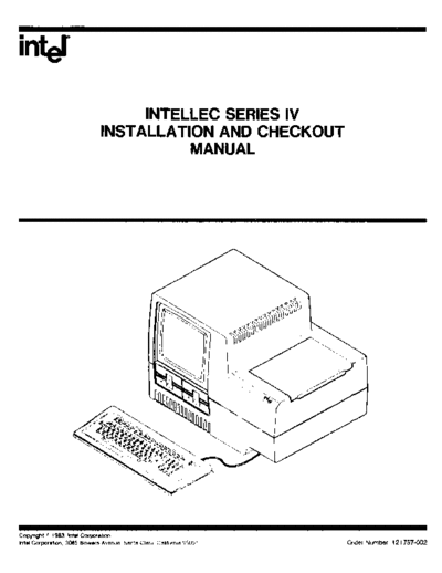 Intel 121757-002 Intellec Series IV Installation Jul83  Intel MDS4 121757-002_Intellec_Series_IV_Installation_Jul83.pdf