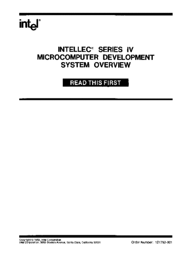 Intel 121752-001  lec Series IV Microcomputer Development System Overview Oct82  Intel MDS4 121752-001_Intellec_Series_IV_Microcomputer_Development_System_Overview_Oct82.pdf