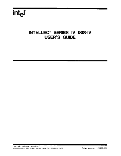 Intel 121880-001 Intellec Series IV ISIS-IV Users Guide Dec82  Intel MDS4 121880-001_Intellec_Series_IV_ISIS-IV_Users_Guide_Dec82.pdf
