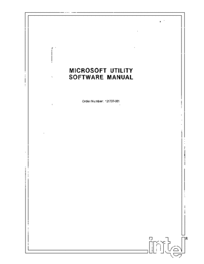 Intel 121797-001 Microsoft Utility Software Nov81  Intel ISIS_II 121797-001_Microsoft_Utility_Software_Nov81.pdf