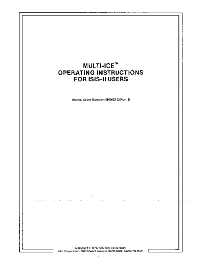 Intel 9800672-02 Multi-ICE Operating Instructions Jan80  Intel ISIS_II 9800672-02_Multi-ICE_Operating_Instructions_Jan80.pdf