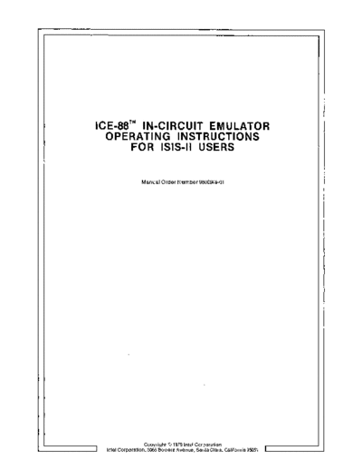 Intel 9800949-01 ICE-88 Operating Instructions Aug79  Intel ISIS_II 9800949-01_ICE-88_Operating_Instructions_Aug79.pdf