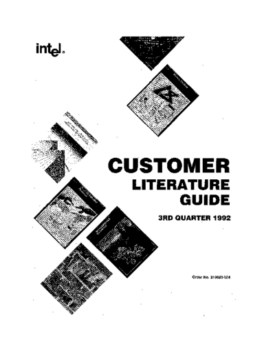 Intel 210620-024 Intel Customer Literature Guide Jul92  Intel _catalog 210620-024_Intel_Customer_Literature_Guide_Jul92.pdf
