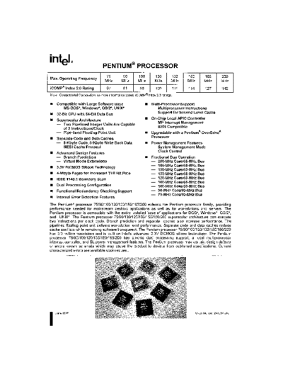 Intel Pentium 75-200MHz Data Sheet Jun97  Intel _dataSheets Pentium_75-200MHz_Data_Sheet_Jun97.pdf