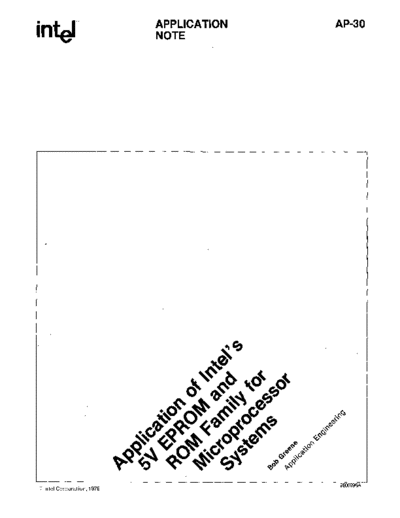 Intel AP-30 Application of Intels 5V EPROM and ROM Family Jan79  Intel appNotes AP-30_Application_of_Intels_5V_EPROM_and_ROM_Family_Jan79.pdf