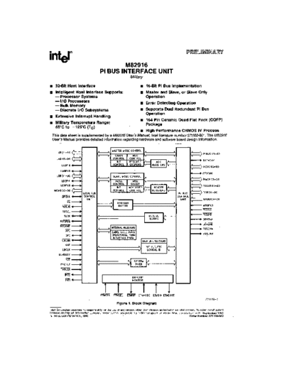 Intel 271139-002 M82916 Pi Bus Interface Unit Preliminary Sep90  Intel i960 271139-002_M82916_Pi_Bus_Interface_Unit_Preliminary_Sep90.pdf