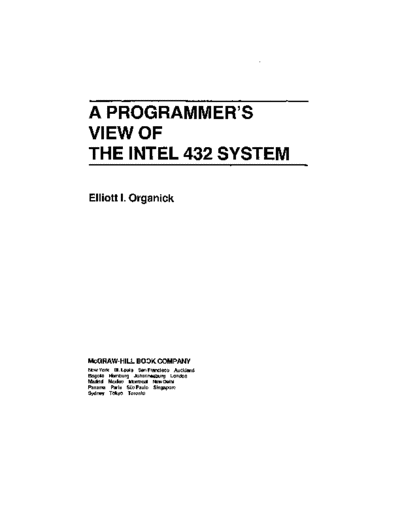 Intel Organick A Programmers View of the Intel 432 System 1983  Intel iAPX_432 Organick_A_Programmers_View_of_the_Intel_432_System_1983.pdf