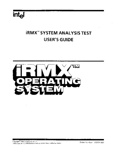 Intel 173774-001 irmxSysAna Dec83  Intel iRMX 173774-001_irmxSysAna_Dec83.pdf