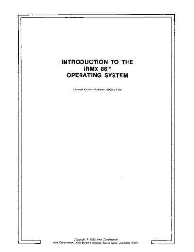 Intel 9803124-02 Introduction to the iRMX86 Operating System Oct80  Intel iRMX 9803124-02_Introduction_to_the_iRMX86_Operating_System_Oct80.pdf