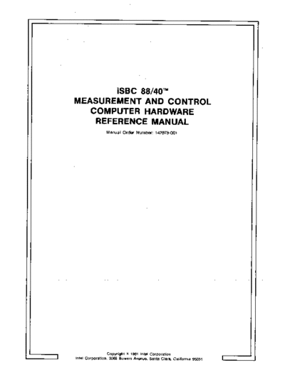 Intel 142978-001 iSBC 88 40 Measurement and Control Computer Mar81  Intel iSBC 142978-001_iSBC_88_40_Measurement_and_Control_Computer_Mar81.pdf