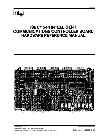 Intel 9800616-03 iSBC 544 Intelligent Communications Controller Apr84  Intel iSBC 9800616-03_iSBC_544_Intelligent_Communications_Controller_Apr84.pdf