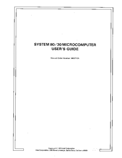 Intel 9800710A iSBC 80 30 Users Guide Nov78  Intel iSBC 9800710A_iSBC_80_30_Users_Guide_Nov78.pdf