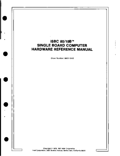 Intel 9803119B iSBC 80 10B SBC Hardware Reference Manual May81  Intel iSBC 9803119B_iSBC_80_10B_SBC_Hardware_Reference_Manual_May81.pdf