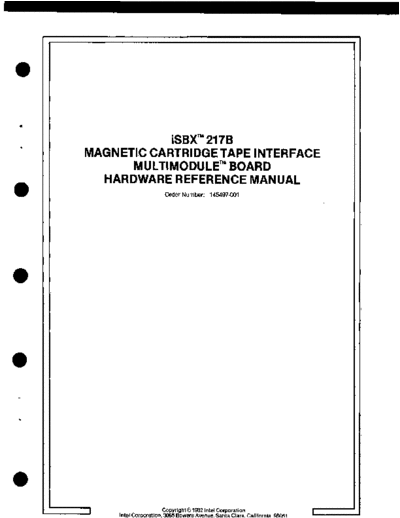 Intel 145497-001 iSBX 217B Magnetic Cartridge Tape Interface Hardware Reference Manual Dec82  Intel iSBX 145497-001_iSBX_217B_Magnetic_Cartridge_Tape_Interface_Hardware_Reference_Manual_Dec82.pdf
