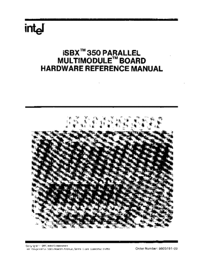 Intel 9803191-02 iSBX 350 Parallel Multimodule Jan84  Intel iSBX 9803191-02_iSBX_350_Parallel_Multimodule_Jan84.pdf