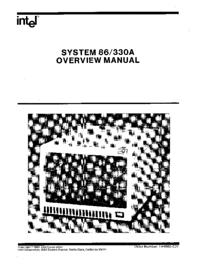 Intel 144680-001 System 86 330A Overview Manual Jun82  Intel system3xx 144680-001_System_86_330A_Overview_Manual_Jun82.pdf