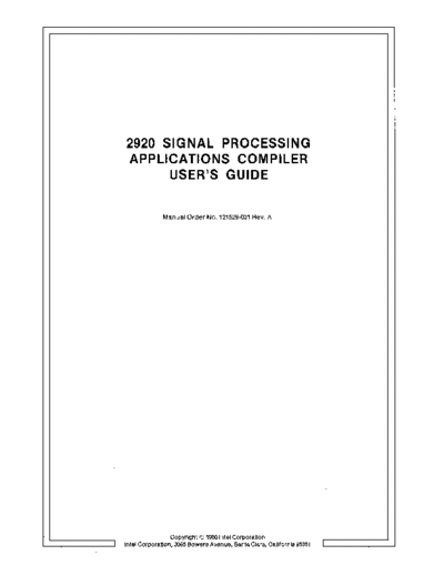 Intel 121529-001 2920 Signal Processing Applications Compiler Users Guide Feb80  Intel 2920 121529-001_2920_Signal_Processing_Applications_Compiler_Users_Guide_Feb80.pdf