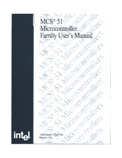Intel MCS-51 Users Manual Feb94  Intel 8051 MCS-51_Users_Manual_Feb94.pdf