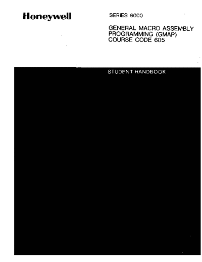 honeywell AF52-1 GMAP course Oct72  honeywell series6000 AF52-1_GMAP_course_Oct72.pdf