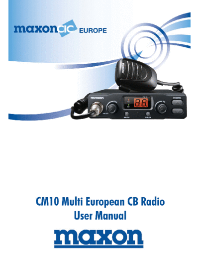 maxon Maxon CM-10 Schema and User Manual  maxon Maxon CM-10 Schema and User Manual.pdf