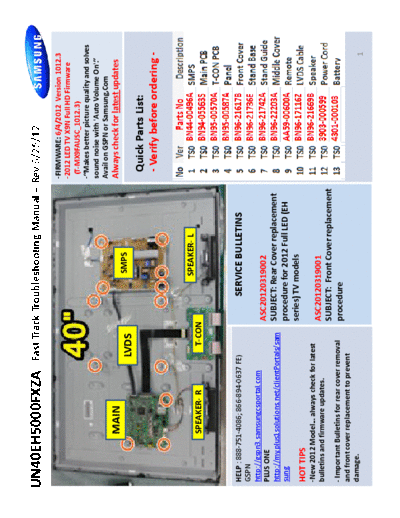 Samsung Samsung UN40EH5000FXZA fast track guide [SM]  Samsung LCD TV UN40EH5000FXZA Samsung_UN40EH5000FXZA_fast_track_guide_[SM].pdf