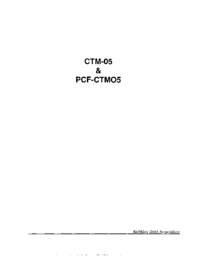 Keithley 24870D(CTM05 252CPCF CTM05)  Keithley Misc 24870D(CTM05_252CPCF_CTM05).pdf