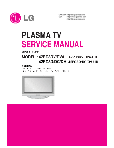 LG LG 42PC3D [SM]  LG Monitor LG_42PC3D_[SM].pdf