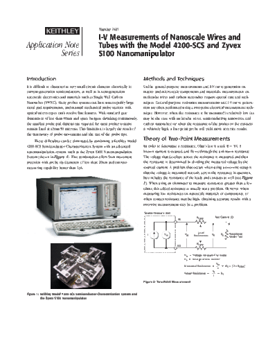 Keithley 2481 Zyvex App Note  Keithley Appnotes 2481 Zyvex App Note.pdf