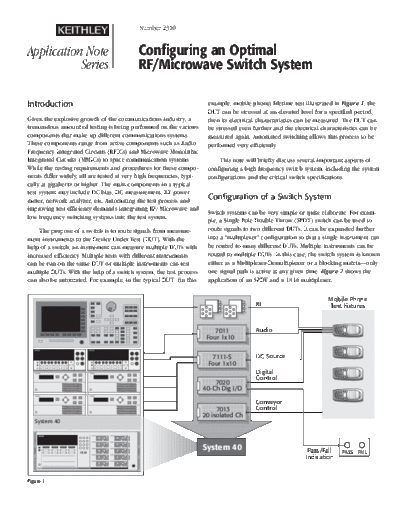 Keithley 2589 Optimal RF-Switch  Keithley Appnotes 2589 Optimal RF-Switch.pdf