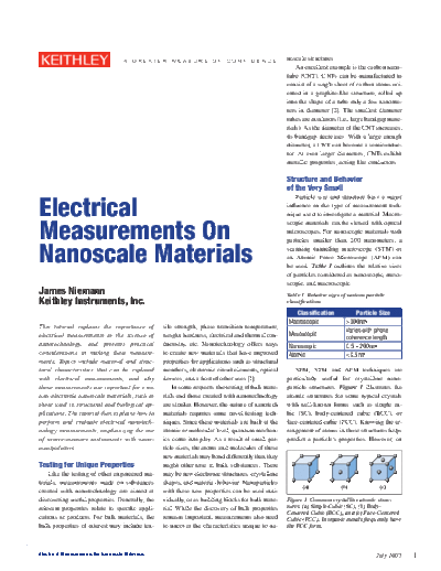 Keithley 2637 Nanoscale2  Keithley Appnotes 2637 Nanoscale2.pdf