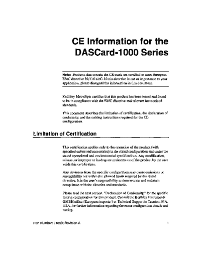 Keithley 24659A(DASCard1000CEInfo)  Keithley DAS 24659A(DASCard1000CEInfo).pdf