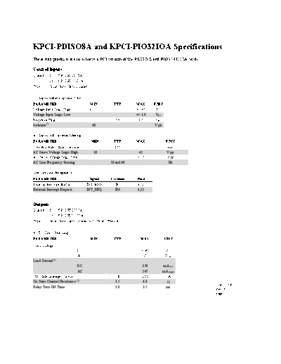 Keithley KPCI PDISO8A RevB DocSpec  Keithley KPCI KPCI_PDISO8A_RevB_DocSpec.pdf