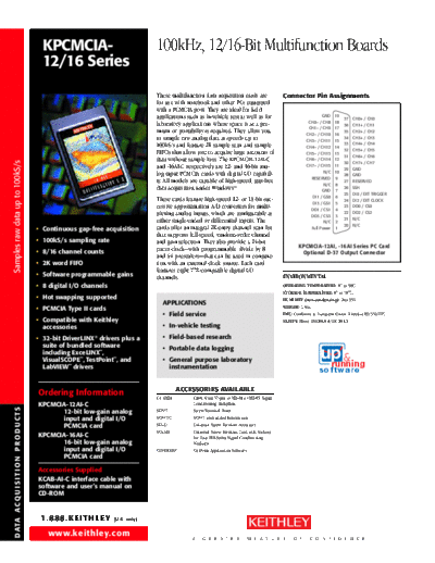 Keithley KPCMCIA 12 16 Series DS  Keithley KPCI KPCMCIA_12_16_Series_DS.pdf