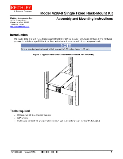 Keithley 071314400 (June 2013)(Model 4299-8)  Keithley Kits 071314400 (June 2013)(Model 4299-8).pdf