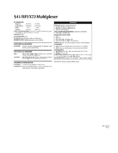 Keithley S41 RF1X72 RevA DocSpec  Keithley SCS S41_RF1X72_RevA_DocSpec.pdf