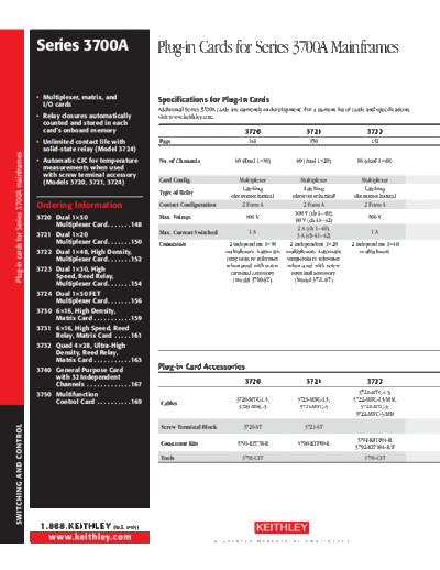 Keithley Selector Series3700A-Cards  Keithley Selectors Selector_Series3700A-Cards.pdf