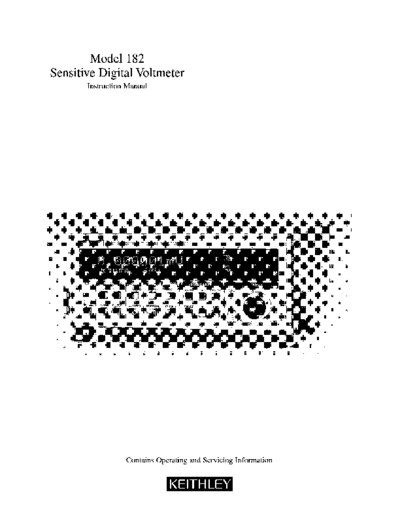 Keithley Keithley 182 User Manual  Keithley 182 Keithley_182_User_Manual.pdf
