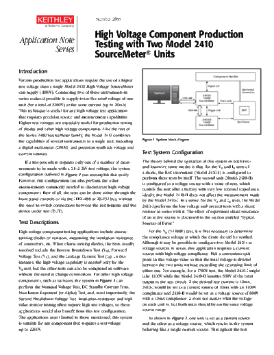Keithley 2058 HV Component AN-2  Keithley 2400 2058 HV Component AN-2.pdf