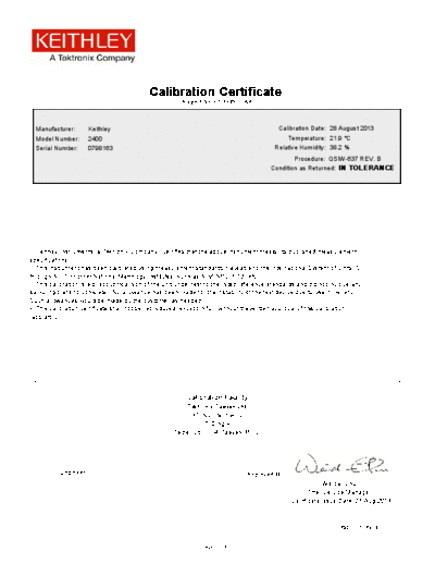 Keithley K1000602-AA-2400-0798163 as left cert&data  Keithley 2400 K1000602-AA-2400-0798163 as left cert&data.pdf