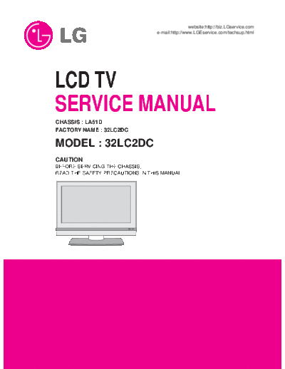 LG LG 32LC2DC [SM]  LG Monitor LG_32LC2DC_[SM].pdf