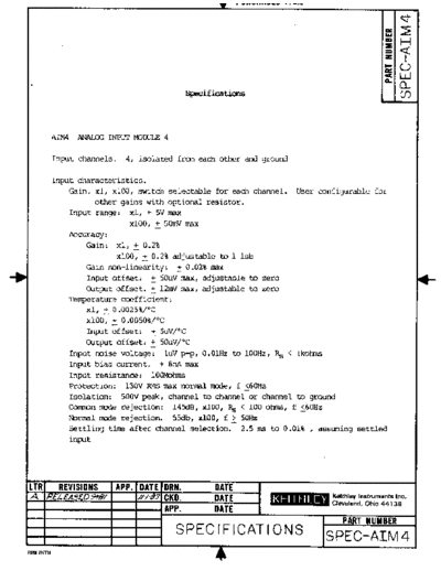 Keithley AIM4 500RevA DocSpec  Keithley 500 AIM4_500RevA_DocSpec.pdf